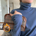 Top Térmico fino - Cacharréu  manga comprida, espessante, quente, gola alta, roupa íntima térmica, moda outono inverno.