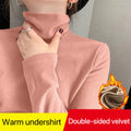 Top Térmico fino - Cacharréu  manga comprida, espessante, quente, gola alta, roupa íntima térmica, moda outono inverno.