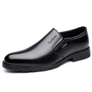 Sapatos sociais masculinos, tamanho grande 35-50 primavera outono novos sapatos de couro de grife masculinos mocassins pretos de cor sólida