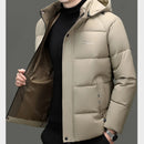 Jaqueta casual masculina acolchoada de algodão,  para homens de negócios.