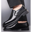 Sapatos sociais masculinos, tamanho grande 35-50 primavera outono novos sapatos de couro de grife masculinos mocassins pretos de cor sólida